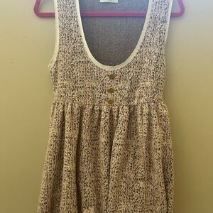 Zara pink and Black Textured Mini Dress